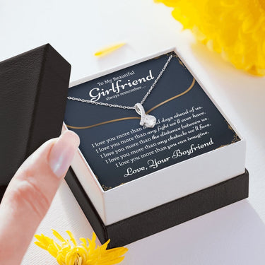 Girlfriend Always Remember Alluring Beauty Necklace 2 - Love You This Much